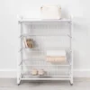 4 Drawer Metal Storage Organizer White - Brightroom™: Steel Utility Storage, Fixed Shelves, Universal Wire Drawers -Daily Comfort Store GUEST 936f5570 fd36 4a4c 9879 33f6a65704d9