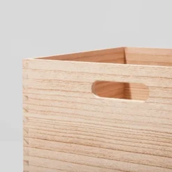 Large Decorative Light Wood Crate Natural - Brightroom™ -Daily Comfort Store GUEST 96ce25a2 3d1c 48d8 a1f1 a1c5c69a80e8