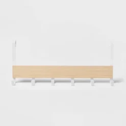 Large Over The Door Hook With Wood 6 Hooks - Brightroom™ -Daily Comfort Store GUEST 99ff13ee f6df 4e2f 94c3 9735feeec267