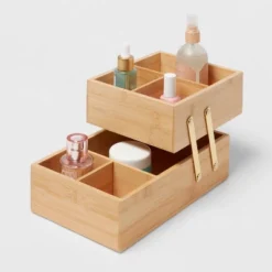 10" X 6" X 5" Hinged Bamboo Countertop Organizer - Brightroom™ -Daily Comfort Store GUEST 9a00d1bf af05 4d94 820a 9a23cfe2b211