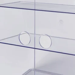 Clear Storage Case With Hinged Doors - Brightroom™: Plastic Bathroom Caddy, Shower & Bath Organizer, 12" X 9" X 6" -Daily Comfort Store GUEST 9dd028fe 89cf 4eba a33f 75805b11e138