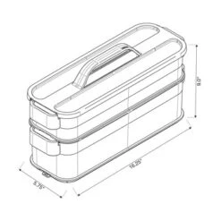 6pc Click In Place Slim Toolbox Kit Plastic Storage Home And Office Organization - Brightroom™​ -Daily Comfort Store GUEST a0748a17 c46c 4389 bf49 9194656a6675