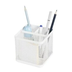 Mesh Pencil Holder White - Brightroom™: Steel Desk Organizer, Pen Holder, Pencil Cup, 3.98" Height, Width & Depth 9 Mesh Pencil Holder White - Brightroom™: Steel Desk Organizer, Pen Holder, Pencil Cup, 3.98" Height, Width & Depth -Daily Comfort Store GUEST a2df1dc5 aa68 4aeb 92f6 73354c8ececb