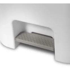 11.9gal Step Trash Can White - Brightroom™: Pedal-Operated Kitchen Garbage Can, Textured Plastic, Indoor Use -Daily Comfort Store GUEST a31d5fe4 2145 4a62 a7e6 b42e5763de7b