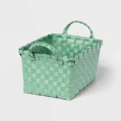 Woven Plastic Basket Small - Brightroom™ -Daily Comfort Store GUEST a4d0176f 2a79 4296 a9ef fc1f783e4557