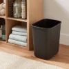 7gal Wastebasket Black - Brightroom™: Compact 7.7 Gallon Indoor Trash Can, Rectangle, Polypropylene, Open Top, Dorm Use -Daily Comfort Store GUEST a5395f29 7e81 4f04 978d af5769e66456