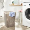Twisted Rope Hamper Gray - Brightroom™: Open-Top Laundry Storage With Removable Liner, Metal Frame, Ethical Handcraft -Daily Comfort Store GUEST a586a25c 13c7 4a6d 9e62 a310d7943445