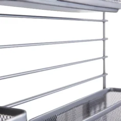 Mesh Additional Wall Organization Tools Silver - Brightroom™: Steel Desk & File Organizer For Office Supplies -Daily Comfort Store GUEST a636218a 3859 496e ade0 a042f15f8a5a