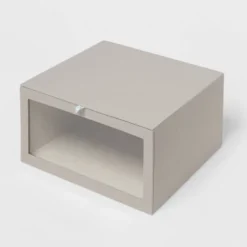 Hardside Fabric Front Open Bin Gray - Brightroom™ -Daily Comfort Store GUEST a6f2fd32 5b4d 49c9 b59b eb2fbb5fd1b8