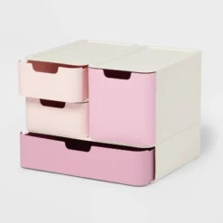 Modular Storage Drawer Set Pink - Brightroom™ -Daily Comfort Store GUEST a73d8be5 d31d 4ffc ba00 7f040707e2b7