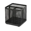 Mesh Pencil Holder Black - Brightroom™: Steel Desk Organizer, Office Supplies, Pen Holder, 3.98" Height, Width, Depth -Daily Comfort Store GUEST aa7af404 d075 4d3f 9f03 72b2b931585d