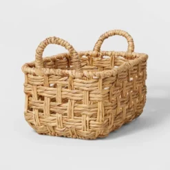 Rectangular Twisted Open Checkered Weave Basket - Brightroom™ -Daily Comfort Store GUEST ba61f796 9806 4ff8 aafe 74316e76c14d