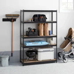 48"x72"x18" 5 Tier Heavy Duty Boltless Steel Shelving Unit - Brightroom™