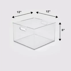 12" X 12" X 8" All Purpose Storage Bin - Brightroom™ -Daily Comfort Store GUEST ca7b3513 2876 4b3c bb46 fdf71d2169ef