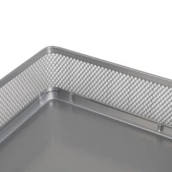 Mesh Stacking Letter Tray With Wide Side Opening Silver - Brightroom™: Steel File Organizer & Letter Tray Holder