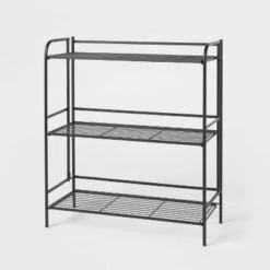 Folding 3 Shelves Black - Brightroom™ 9 Folding 3 Shelves Black - Brightroom™ -Daily Comfort Store GUEST ce208200 283a 4e2e b8fc a1dfb6696770