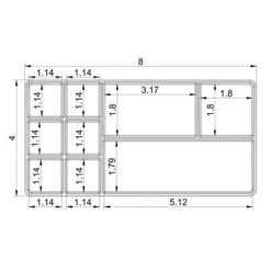 Bathroom Plastic 9 Slot Mixed Cosmetic Organizer Clear - Brightroom™: Makeup & Vanity Organizer Tray For Bathroom Countertop -Daily Comfort Store GUEST ce22836d 74cb 4ebd 9775 ea32f97e5e94