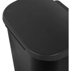 11.3gal Lift Top Waste Basket Black - Brightroom™: Kitchen Trash Can, Fingerprint-Resistant, Indoor Trash Bin -Daily Comfort Store GUEST ce8d910b 16ed 43ec 8492 683a30edbc45
