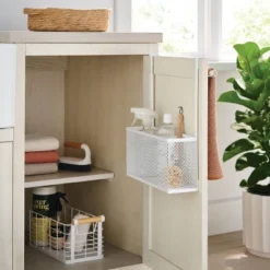 Punched Metal Over The Door Kitchen Cabinet Organizer - Brightroom™