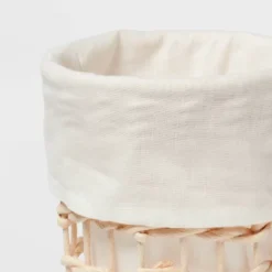 Round Woven Basket With Liner - Brightroom™ 5 Round Woven Basket With Liner - Brightroom™ -Daily Comfort Store GUEST cfd1bbf3 5ffe 4edd abaa 9f635eb10329