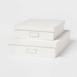 Canvas Desk Storage Box Set Of 2 - Brightroom™ -Daily Comfort Store GUEST d08316dd b99f 4e3b 89ec fa5c80fd7470