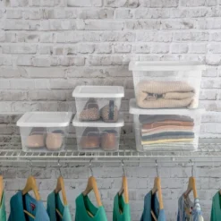 6qt Clear Storage Box White - Brightroom™ -Daily Comfort Store GUEST d1e3be0f e0a6 4b21 ac12 ddb613c740d0