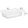 41qt Clear Under Bed Storage Box White - Brightroom™ -Daily Comfort Store GUEST d252c1c1 bc58 418e a158 484784b83f3a