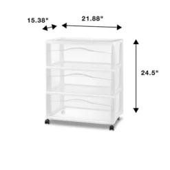 3 Drawer Wide Cart White - Brightroom™: Plastic Storage Drawers, Utility Cart With Casters, Portable Universal Storage 8 3 Drawer Wide Cart White - Brightroom™: Plastic Storage Drawers, Utility Cart With Casters, Portable Universal Storage -Daily Comfort Store GUEST d3c78612 44a4 4e30 b173 444395629312