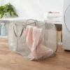 Pop-up Mesh Triple Sorter - Brightroom™: Collapsible Gray Laundry Hamper, Multipurpose Clothes Organizer -Daily Comfort Store GUEST d4b127ac 3ba9 4e1d ab68 712a1a9d6fb7