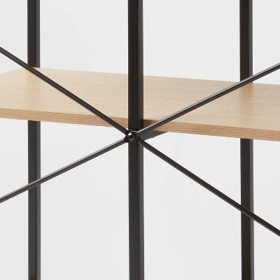 11" 4 Cube Storage Shelves - Brightroom™: Modular Storage Furniture, Anti-Tip, Paper Laminate, Powder-Coated Steel 5 11" 4 Cube Storage Shelves - Brightroom™: Modular Storage Furniture, Anti-Tip, Paper Laminate, Powder-Coated Steel - Image 3