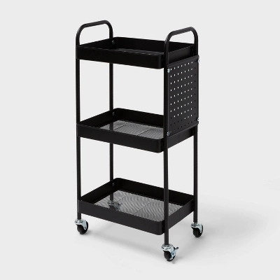 3 Tier Pegboard Cart - Brightroom™ 5 3 Tier Pegboard Cart - Brightroom™ - Image 3