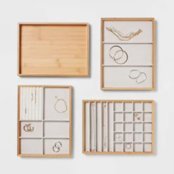 9" X 12" Stackable Bamboo Accessory Tray - Brightroom™ -Daily Comfort Store GUEST da2b8ef9 62c5 4c85 92cb 2443da6dbc8b