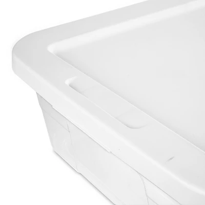 28qt Clear Under Bed Storage Box White - Brightroom™ 9 28qt Clear Under Bed Storage Box White - Brightroom™ - Image 7