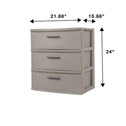 3 Drawer Wide Tower Dark Gray - Brightroom™: Plastic Storage Drawers, Portable Universal Storage, No Assembly Required 13 3 Drawer Wide Tower Dark Gray - Brightroom™: Plastic Storage Drawers, Portable Universal Storage, No Assembly Required -Daily Comfort Store GUEST dd2b1359 737a 43cc 8613 742a75ae1a65