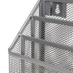 Mesh Hanging File Sorter With Keyholes Silver - Brightroom™: Steel File Organizer & Holder, Hanging Storage Bin -Daily Comfort Store GUEST de5b50a5 c872 4ce2 a50e 8e50af224878