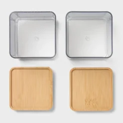 Extra Small Clear Canister With Bamboo Lid 2pk - Brightroom™ -Daily Comfort Store GUEST e27f3987 e43e 451b b700 38e9c2ad6fdb