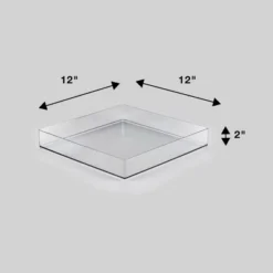 12'' X 12'' X 2" All Purpose Storage Tray - Brightroom™: Clear Plastic Bathroom Organizer Tray 9 12'' X 12'' X 2" All Purpose Storage Tray - Brightroom™: Clear Plastic Bathroom Organizer Tray -Daily Comfort Store GUEST e3fa4aba 7ce7 44ad a8cb 952525c19030