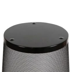Mesh Waste Basket Black - Brightroom™: Steel, 3 Gallon, Nonslip Base, Fingerprint-Resistant, Indoor Mesh Trash Can -Daily Comfort Store GUEST eea99a74 a11e 48db b280 ba1693ad8983