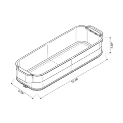 Click In Place 3qt Clear Shallow Slim Plastic Storage Bin With White Latch For Home And Office Organization - Brightroom™ -Daily Comfort Store GUEST f68e3368 8ce5 445e a264 6be5fa79ddbf