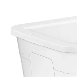 56qt Clear Non-Latching Storage Box With White Lid - Brightroom™ -Daily Comfort Store GUEST f7f3cdc5 96e4 4e69 adb0 5b41364d564f