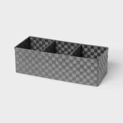 Woven Plastic 3 Compartment Bin - Brightroom™ -Daily Comfort Store GUEST f9512988 f3cf 4f3f 9f43 92f0099e35f5