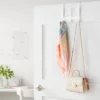 Heavy Duty Over The Door 3 Hooks Rail Matte White - Brightroom™: Steel Door Hanger Rack, Powder-Coated, No Assembly -Daily Comfort Store GUEST fb7e15f3 99b9 46be a542 16acbdafe77e